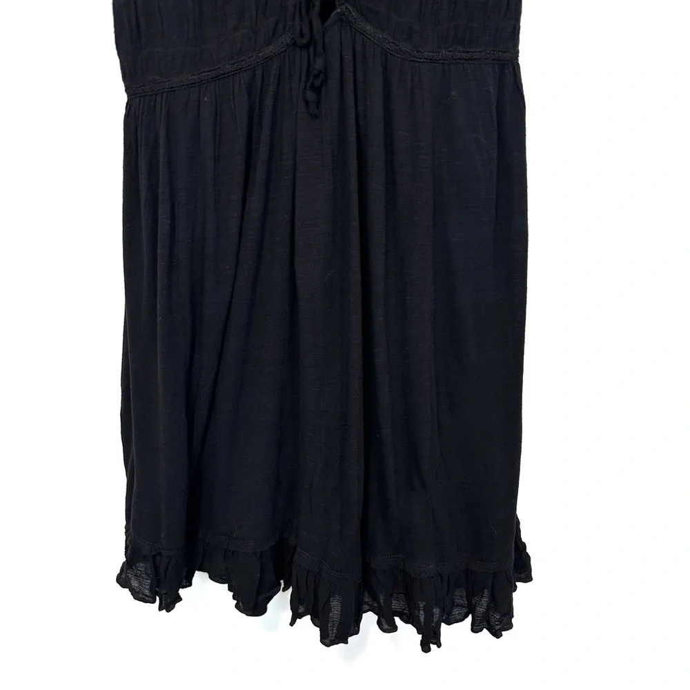 Free People | Embroidered Tank Jersey Knit Mini Dress Size XS - Picture 6 of 8